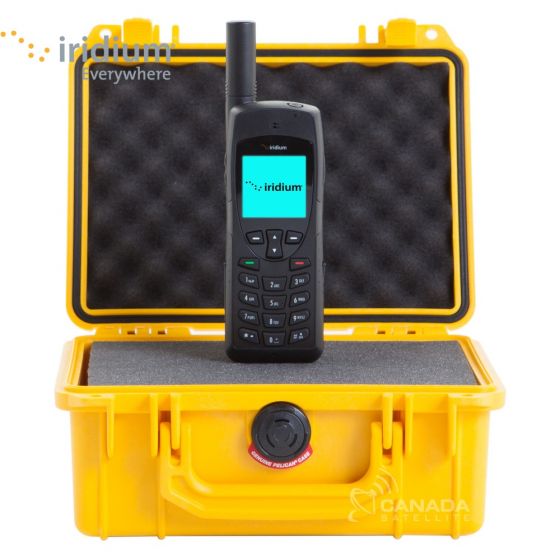 Iridium 9555N Satellite Phone + Pelican 1150 Case