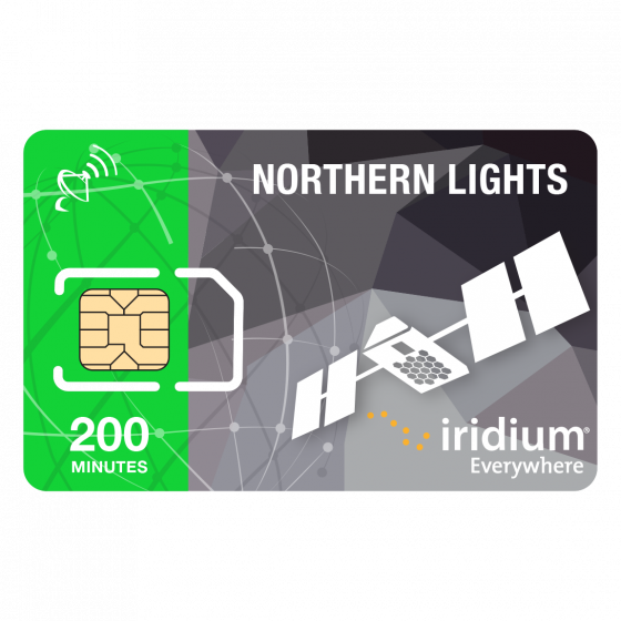 Iridium Northern Lights (Canada / Alaska) - 200 Minutes (Valid 6 Months)