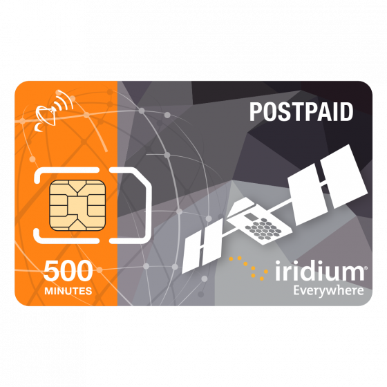 Iridium Standard Monthly Plan w/ 500 Minutes and Unlimited Free Text Messages