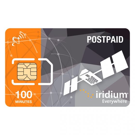 Iridium Standard Monthly Plan w/ 100 Minutes and 100 Text Messages (No Contract, 6 Month Minimum Term)