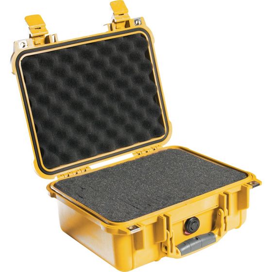 Pelican 1400 Case w/ Pick 'n' Pluck Foam (Yellow)