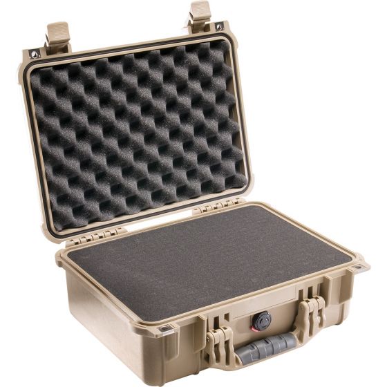 Pelican 1450 Case w/ Pick 'n' Pluck Foam (Desert Tan)