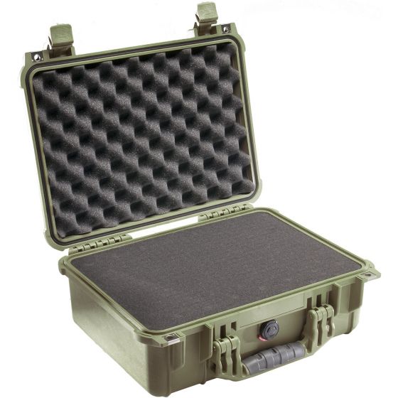 Pelican 1450 Case w/ Pick 'n' Pluck Foam (OD Green)