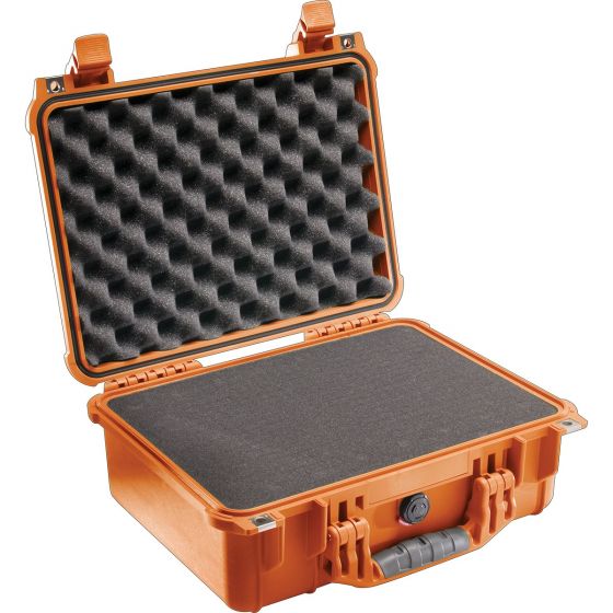 Pelican 1450 Case w/ Pick 'n' Pluck Foam (Orange)