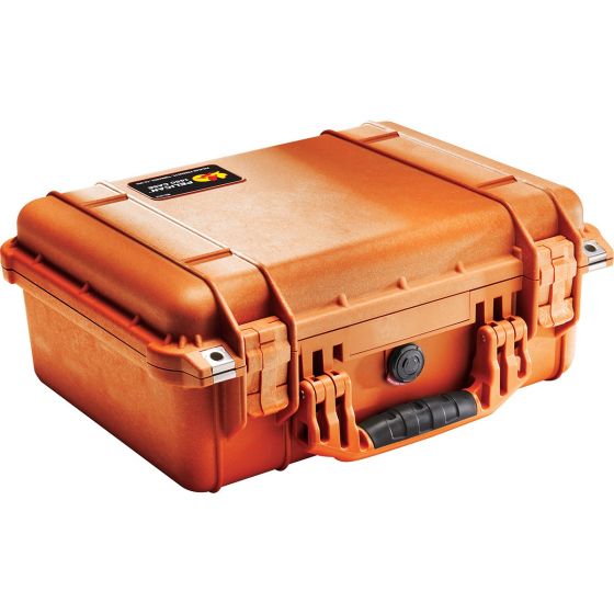 Pelican 1450 Case (No Foam, Orange)