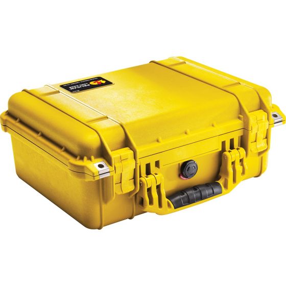 Pelican 1450 Case (No Foam, Yellow)