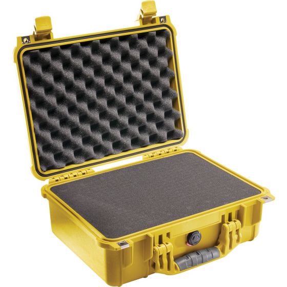 Pelican 1450 Case w/ Pick 'n' Pluck Foam (Yellow)