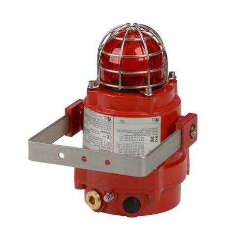 ZENITEL BEX-230R Beacon Ex Bexbg05d, ATEX, IP67, 1X Cable Gland, 230VAC, Red (3006102086)